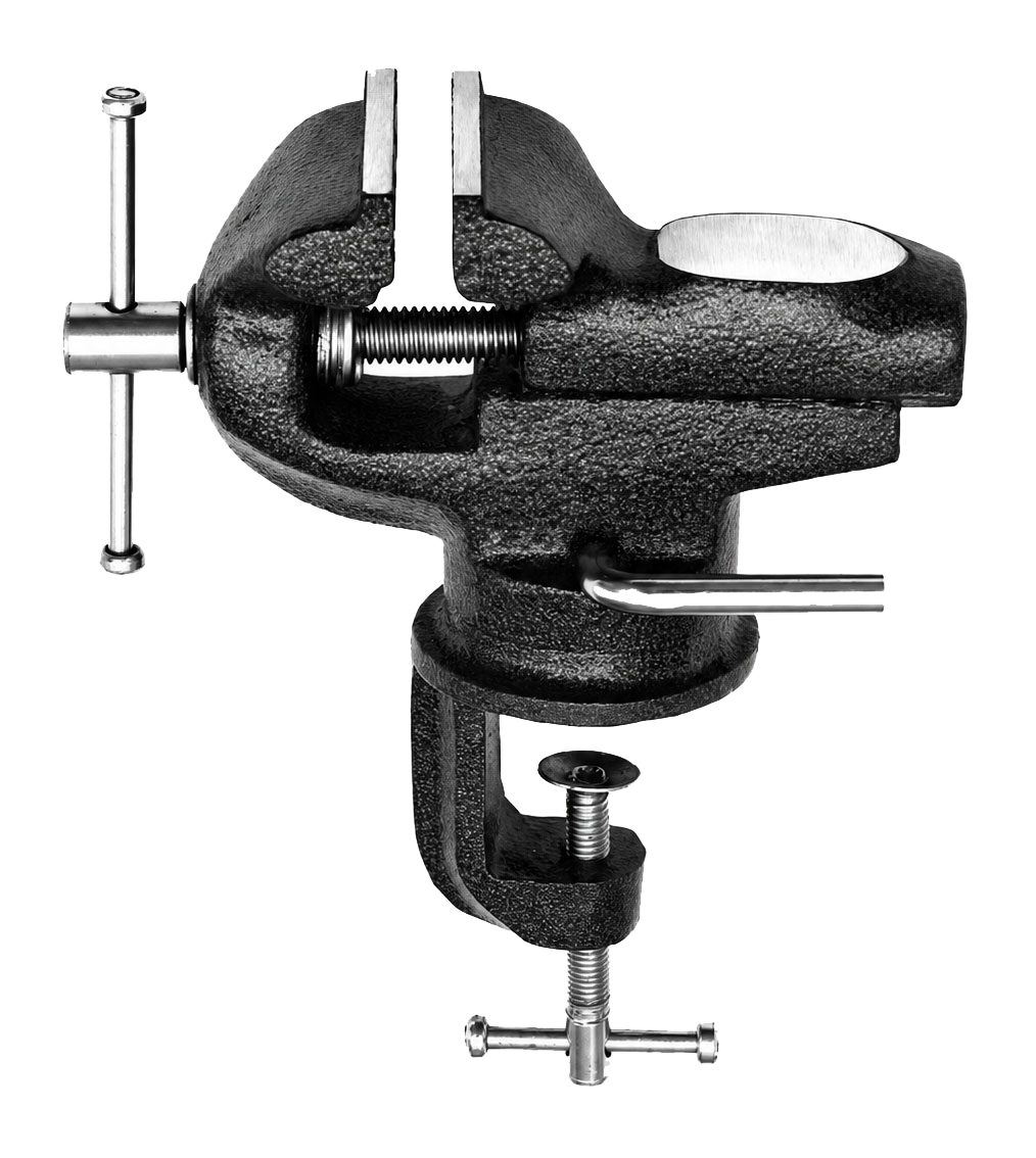SV125 Table (Clamp) Vice with Anvil, Swivel Base